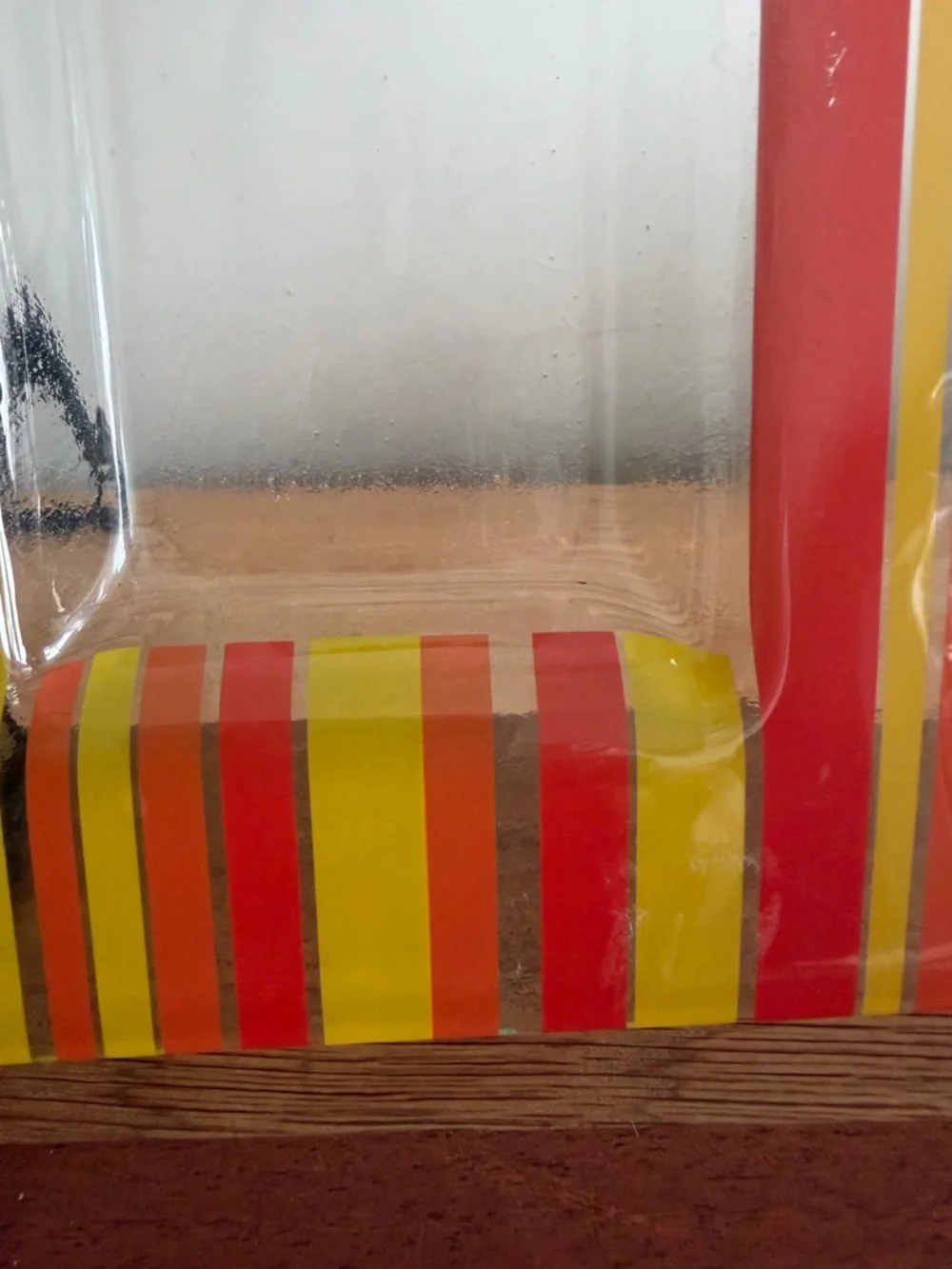 Vintage Retro Glass Serving Platter 3 Sections
